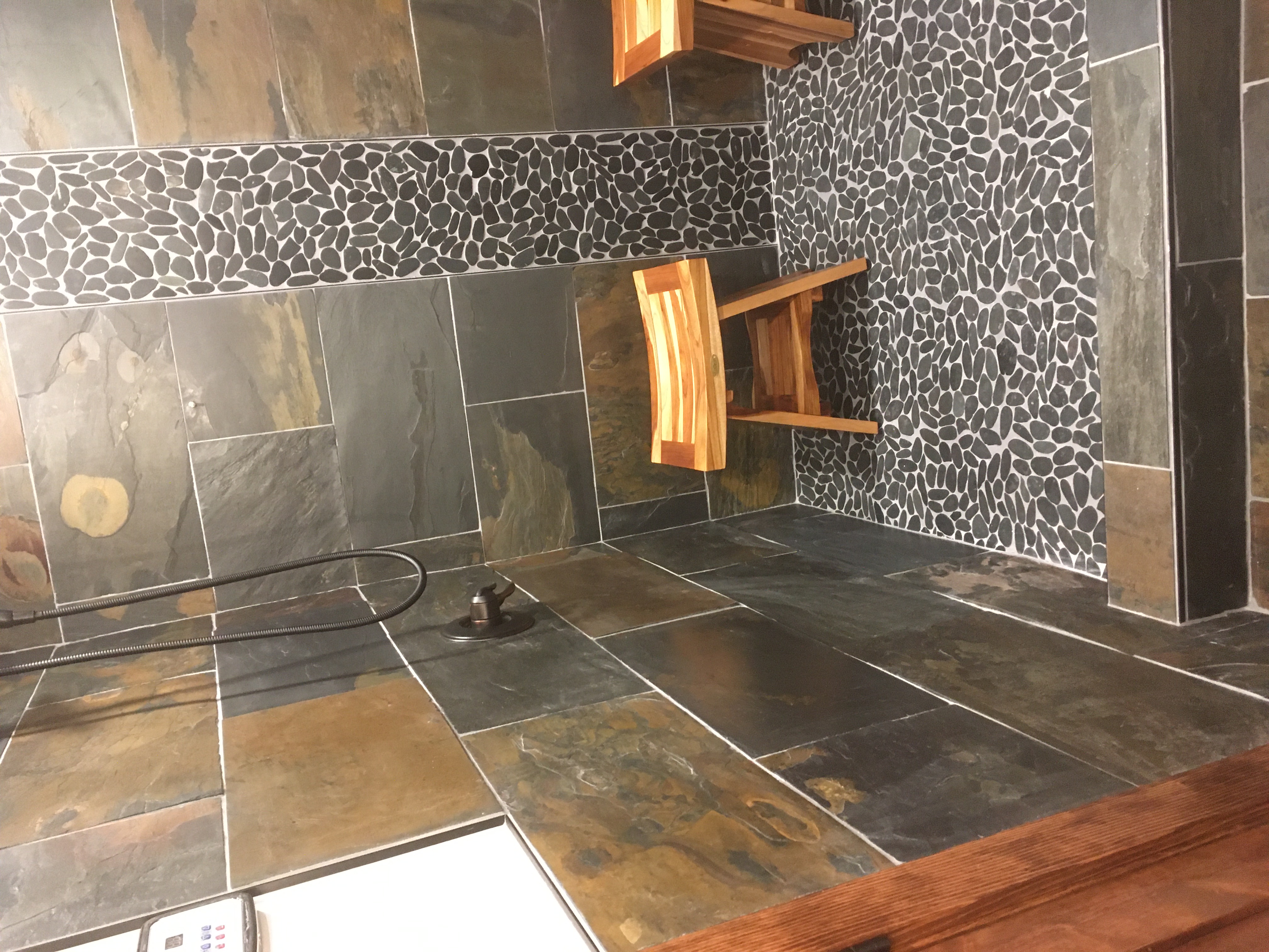Luxury vinyl plank flooring throughout main floor living area